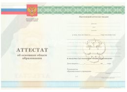 Аттестат за 9 класс 2011-2012 в Пскове