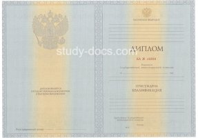 Диплом специалиста 2012-2013 в Пскове